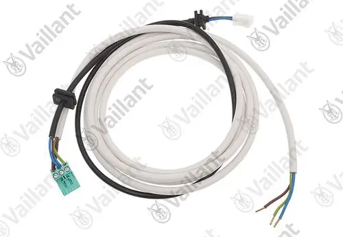 Vaillant Kabelbaum mit mehreren Leitungen und Steckverbindern, geeignet für elektrische Anwendungen, dargestellt in einer klaren Anordnung.